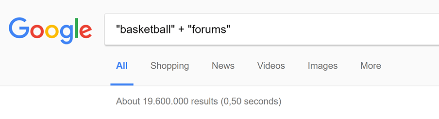 forum google mot-clé