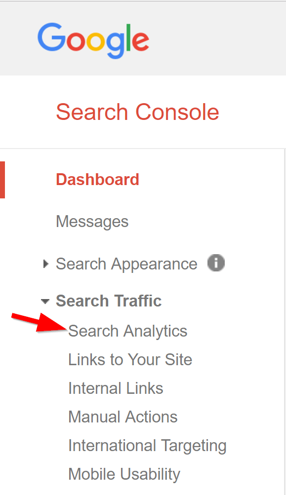 gsc search analytics