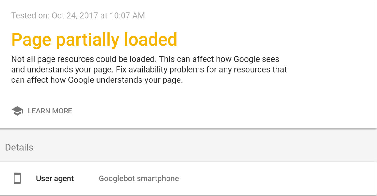 problème googlebot