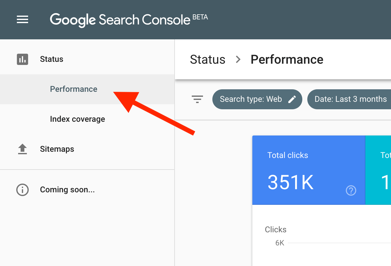 google search console